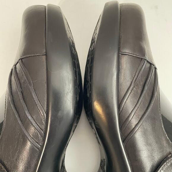 Dansko Ainsley Platform Mary Jane Comfort Clogs Leather Dark Brown Women’s sz 9 - Picture 8 of 13